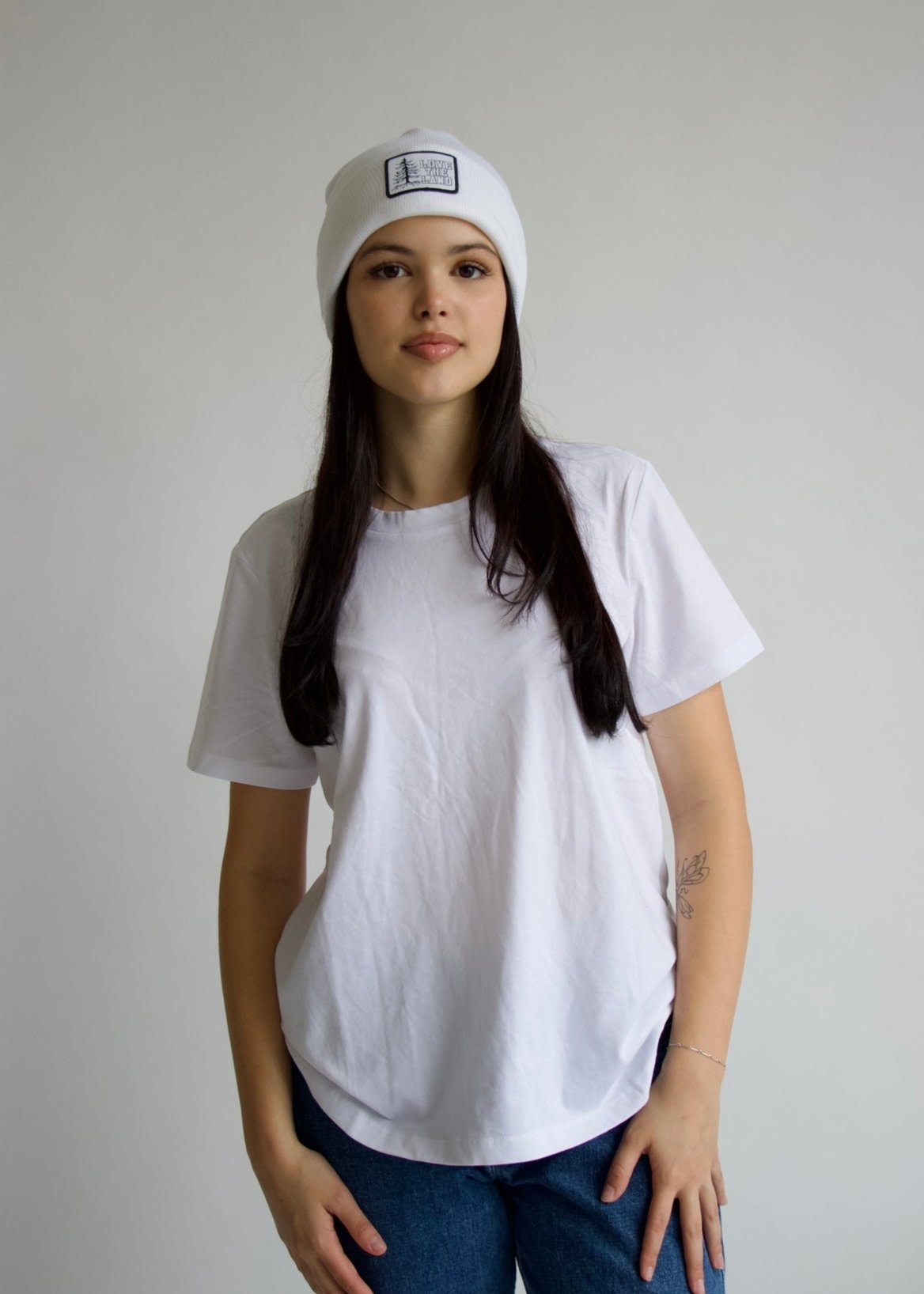 LOVE THE LAND TOQUE - SACRED WHITE