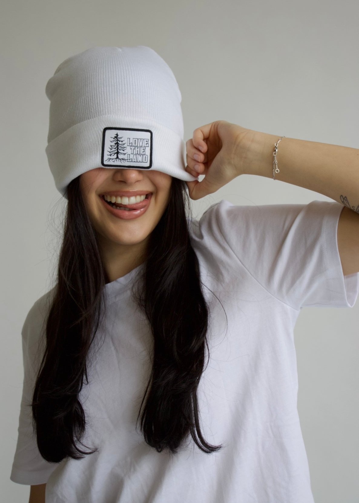 LOVE THE LAND TOQUE - SACRED WHITE