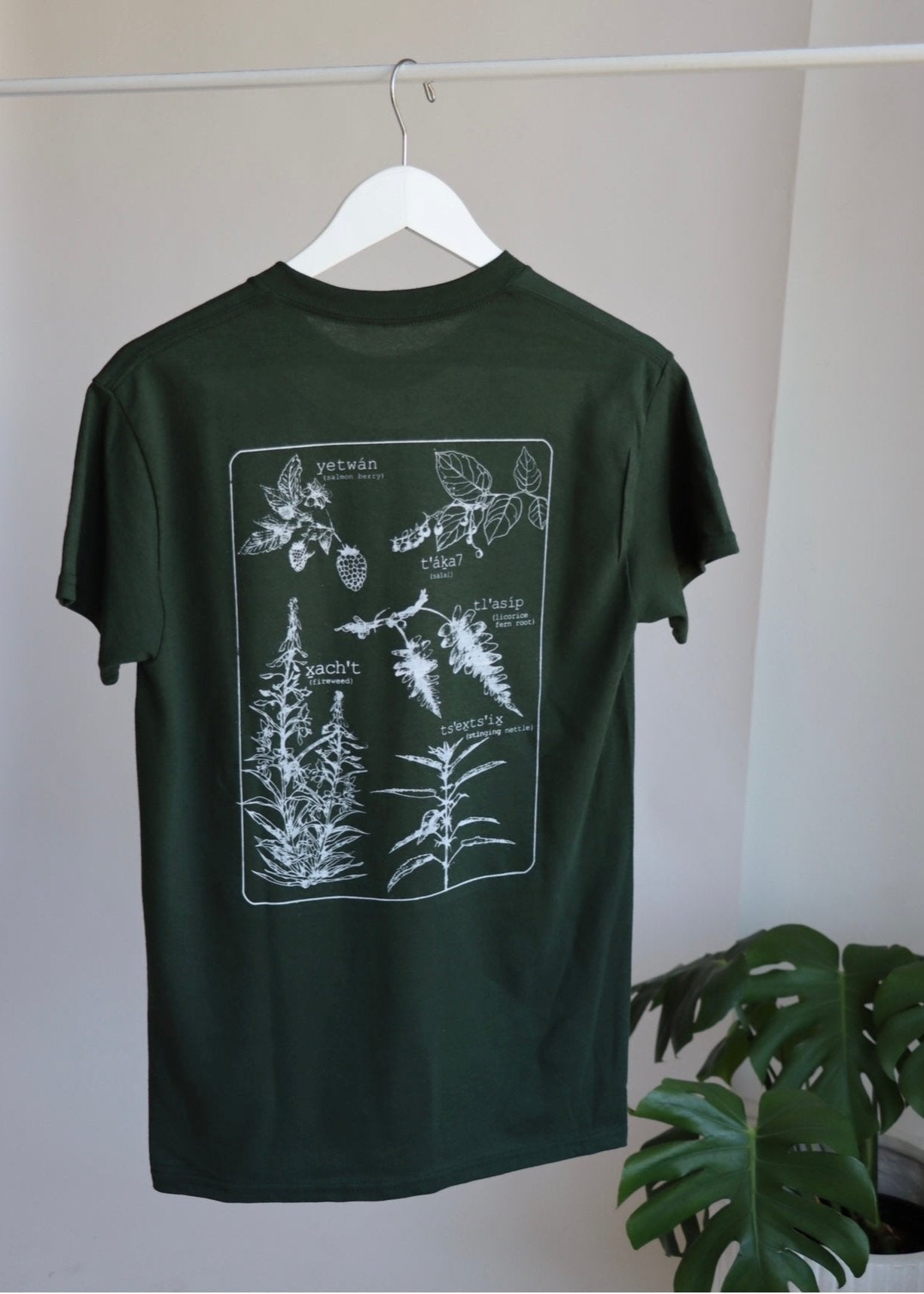 WE ARE THE LAND  T-SHIRT FOREST GREEN