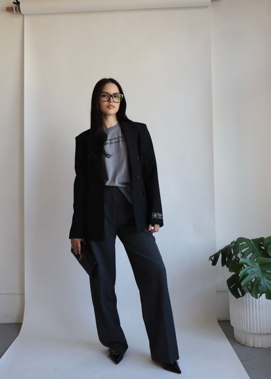 WE ARE THE LAND T-SHIRT OVERCAST GREY