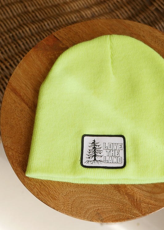 LOVE THE LAND TOQUE / NEON YELLOW
